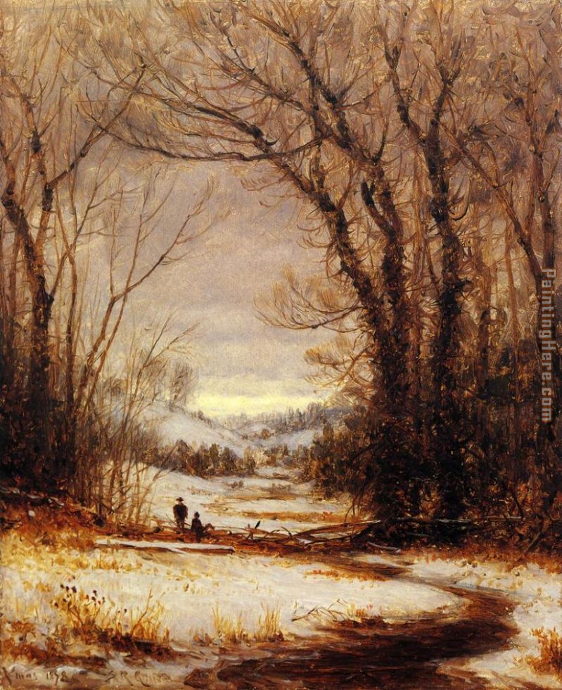 Sanford Robinson Gifford A Winter Walk
